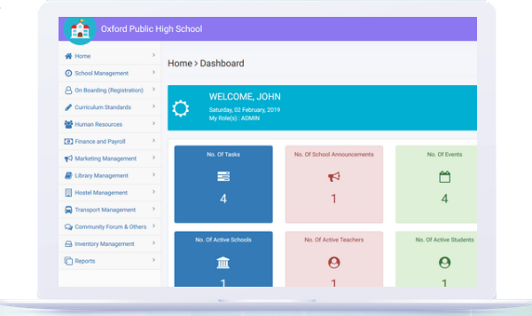 Alif School Information Management System Software Showcase